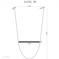 Купить Подвесной светильник iLedex 2413XL OR