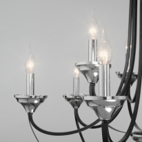 Подвесная люстра Eurosvet 60098/9 хром в интернет магазине Гет Лайт