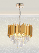 Купить Подвесная люстра Natali Kovaltseva BELLEZZA 81427/5C GOLD