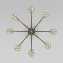 Купить Люстра на штанге Eurosvet 60138/8 перламутровое золото