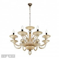 Цена на Подвесная люстра iLamp P2318-8GD