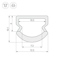 Купить Профиль Arlight 023303