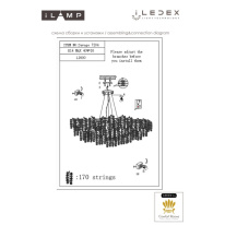 Подвесная люстра iLamp 7204-L1600 GD Купить Подвесная люстра iLamp 7204-L1600 GD
