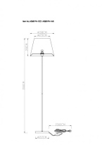 Торшер ARTE Lamp A2581PN-1AB в интернет магазине Гет Лайт