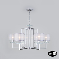Фото Подвесная люстра Eurosvet 60123/6 хром Smart (60108/6)