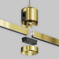 Цена на Подвесной комплект Maytoni Technical TRA157SW-IPC1-BS