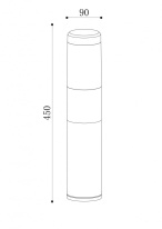Купить Садово-парковый светильник Maytoni O590FL-L8B4K