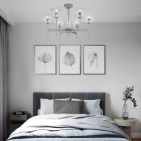 Люстра на штанге Eurosvet 60130/6 хром Smart в интернет магазине Гет Лайт