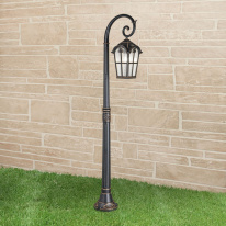 Садово-парковый светильник Elektrostandard Mira F черное золото (GL 1001F) в интернет магазине Гет Лайт