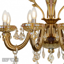 Подвесная люстра iLamp 81069-8 BR в интернет магазине Гет Лайт