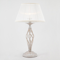 Фото Настольная лампа Eurosvet 01002/1 белый с золотом