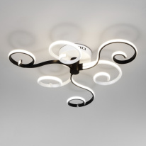 Фото Накладная люстра Eurosvet 90149/3 белый/черный