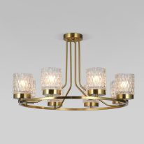 Фото Люстра на штанге Eurosvet 60127/8 латунь