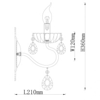 Купить с доставкой по Москве и России Бра DeMarkt 683024301