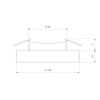 Цена на Встраиваемый светильник Elektrostandard 2218 MR16 CL прозрачный