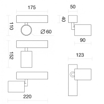 Купить Спот LeDron SAGITONY S60 White