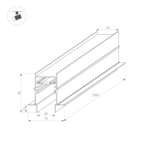 Цена на Шинопровод Arlight 034680