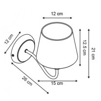 Купить Бра ARTE Lamp A1528AP-1WH