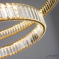 Цена на Каскадная люстра iLedex 10920P/2-60W-3000K (10/6) GL-CL