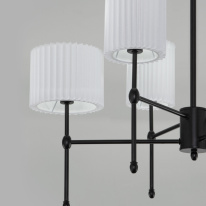 Люстра на штанге Eurosvet 60162/6 черный в интернет магазине Гет Лайт