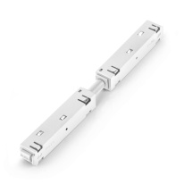 Фото Коннектор Elektrostandard Slim Magnetic Прямой коннектор и планка белый (1 шт.) 85096/