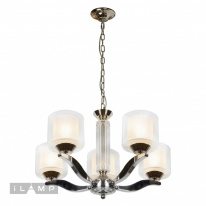 Подвесная люстра iLamp 88265/5 CR в интернет магазине Гет Лайт