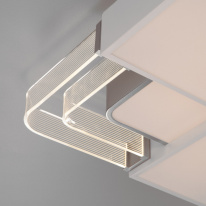 Накладной светильник Eurosvet 90182/1 белый/серебро в интернет магазине Гет Лайт