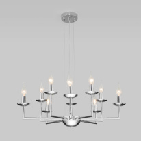 Фото Подвесная люстра Eurosvet 60150/10 хром