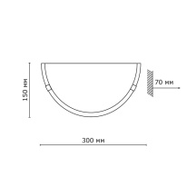 Бра Sonex 053 хром в интернет магазине Гет Лайт