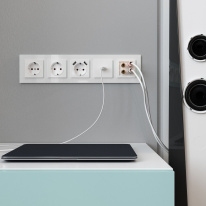 Розетка Werkel W1185001 белый в интернет магазине Гет Лайт