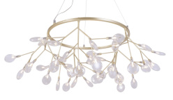 Купить Подвесная люстра Crystal Lux EVITA SP45 D GOLD/TRANSPARENT