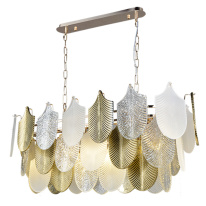 Фото Подвесная люстра Natali Kovaltseva FAVORIT 91005/10C GOLD WHITE