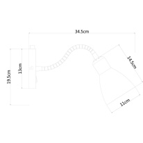 Цена на Бра ARTE Lamp A1408AP-1CC