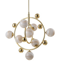 Цена на Подвесная люстра Crystal Lux SALVADORE SP8V GOLD