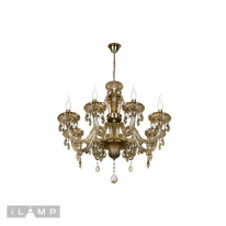 Подвесная люстра iLamp 61079-8 BR в интернет магазине Гет Лайт
