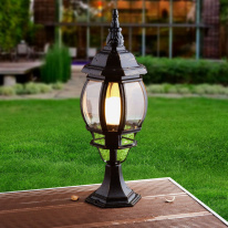 Садово-парковый светильник Elektrostandard GL 1001S черное золото в интернет магазине Гет Лайт