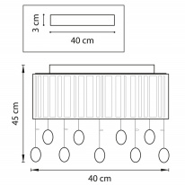 Купить с доставкой по Москве и России Люстра на штанге Lightstar 745094R