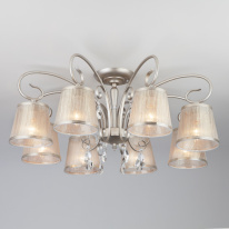 Фото Люстра на штанге Eurosvet 60065/8 серебро