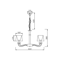 Подвесная люстра Vele Luce VL1764L05 в интернет магазине Гет Лайт