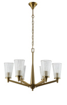 Фото Подвесная люстра Crystal Lux LAURA SP-PL6 BRONZE