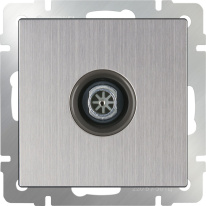 Фото Розетка Werkel WL02-TV (глянцевый никель)