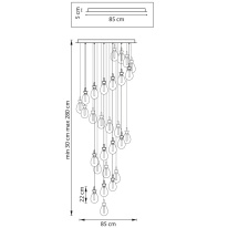 Купить с доставкой по Москве и России Каскадная люстра Lightstar 805289