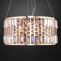 Цена на Подвесная люстра Eurosvet 10116/5 золото/прозрачный хрусталь Strotskis