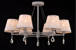 Фото Люстра на штанге Natali Kovaltseva LISBON 81054-6C STAIN GRAY