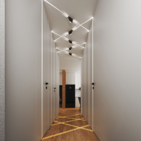 Цена на Накладной уличный светильник Elektrostandard 1630 TECHNO LED черный