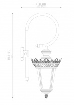 Купить Светильник настенный LD-Lighting LD-FL002