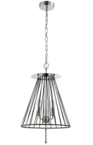 Фото Подвесной светильник Crystal Lux MODESTO SP3 BLACK/CHROME