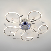 Фото Накладная люстра Eurosvet 90129/5 хром