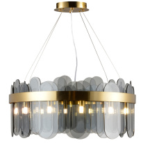 Фото Подвесная люстра Natali Kovaltseva VALENCIA 91000/12C GOLD SATIN