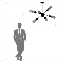 Люстра на штанге Lightstar 690063 в интернет магазине Гет Лайт